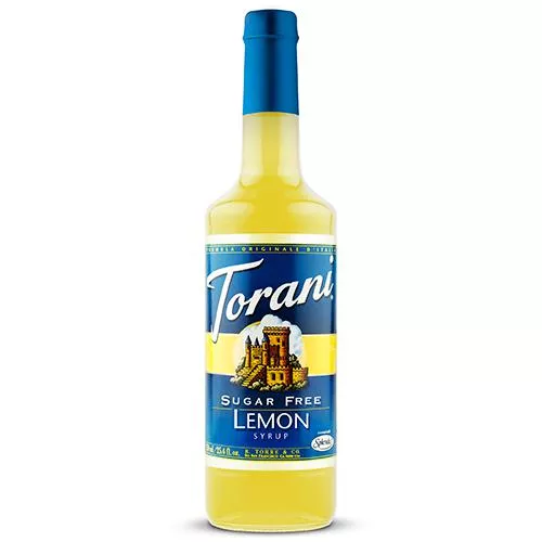 Torani Sugar Free Lemon Syrup - 750 ml Bottle
