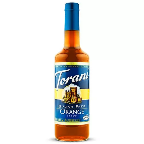 Torani Sugar Free Orange Syrup - 750 ml Bottle