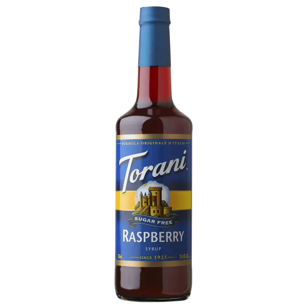 Torani Sugar Free Raspberry Syrup - 750 ml Bottle