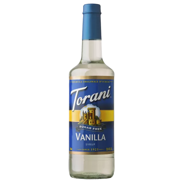 Torani Sugar Free Vanilla Syrup - 750 ml Bottle
