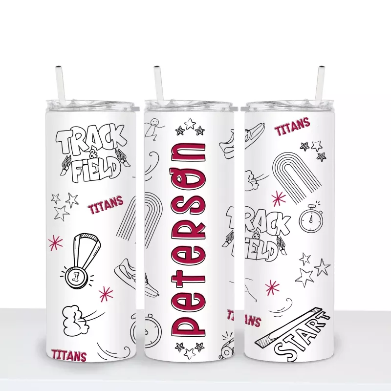 TRACKPERSONALIZEDTitan Doodle Tumbler