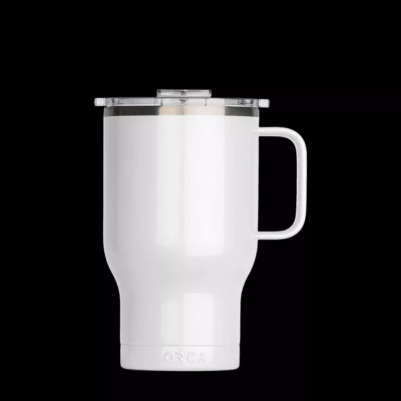 Traveler | 24 oz Mug|Black&Stainless Steel&Pearl