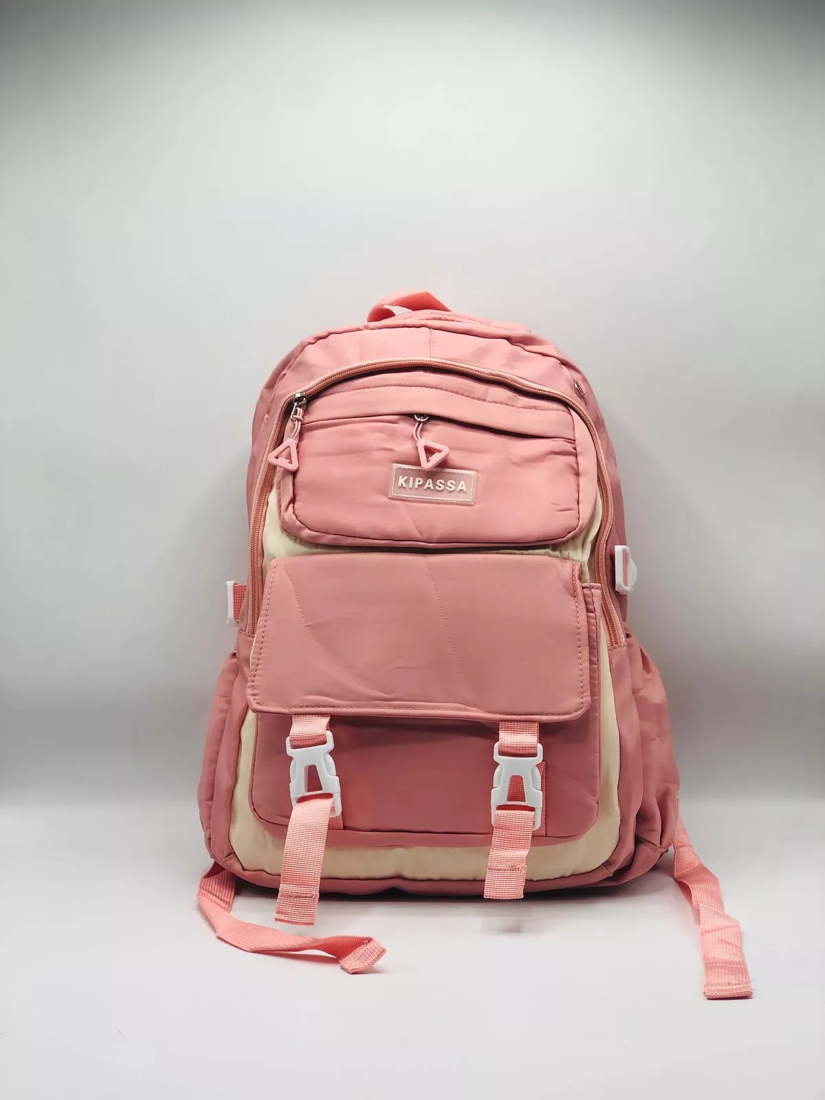 Trendy Peach Backpack for Girls School & Everyday Use