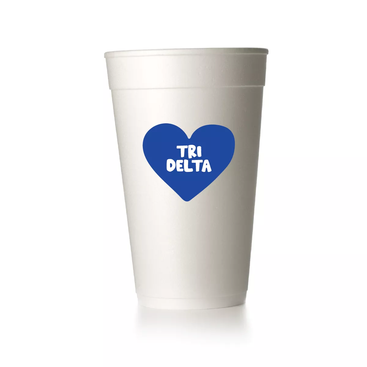Tri Delta Heart Cups|Foam&Frost Flex