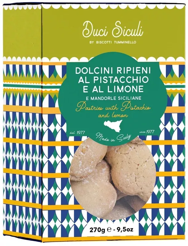 Tumminello biscuits with pistachios and Lemon