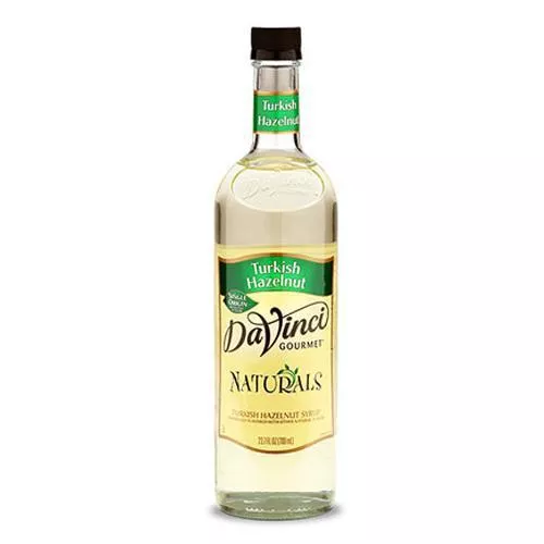 Turkish Hazelnut Natural Single Origin DaVinci Syrup Bottle - 700mL