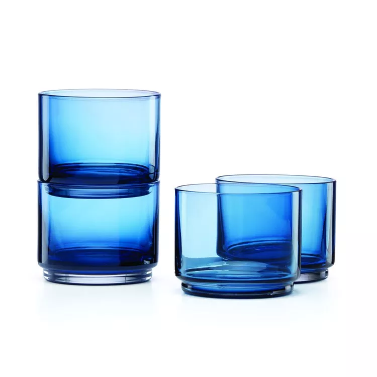 Tuscany Classics Stackable Short Glasses Set of 4