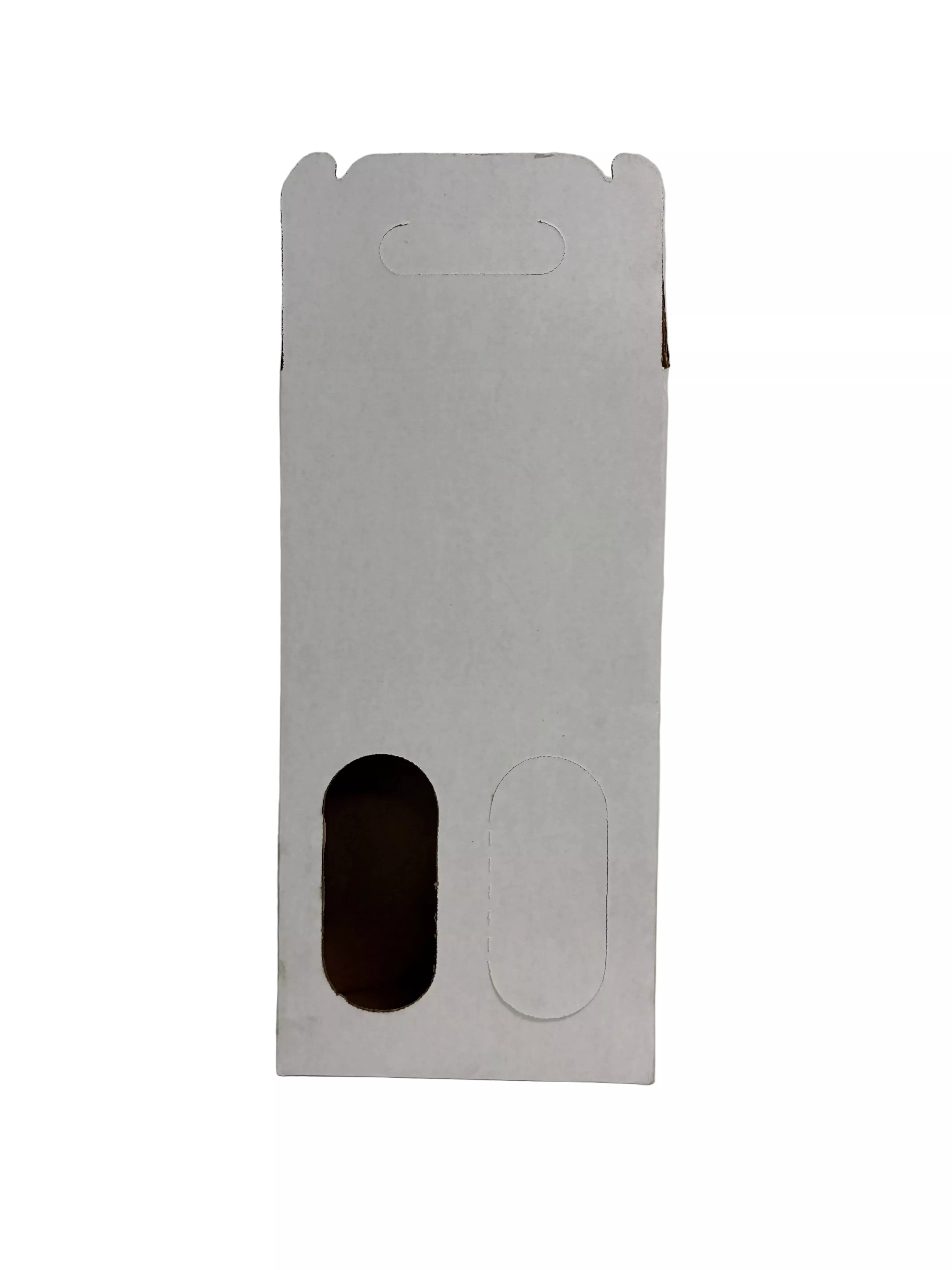 Two Bottle Wine Carrier - White (Flat-Pack)