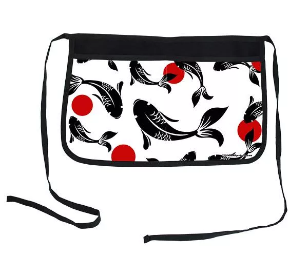 Two-Pocket Kolorcoat Server Apron - Koi