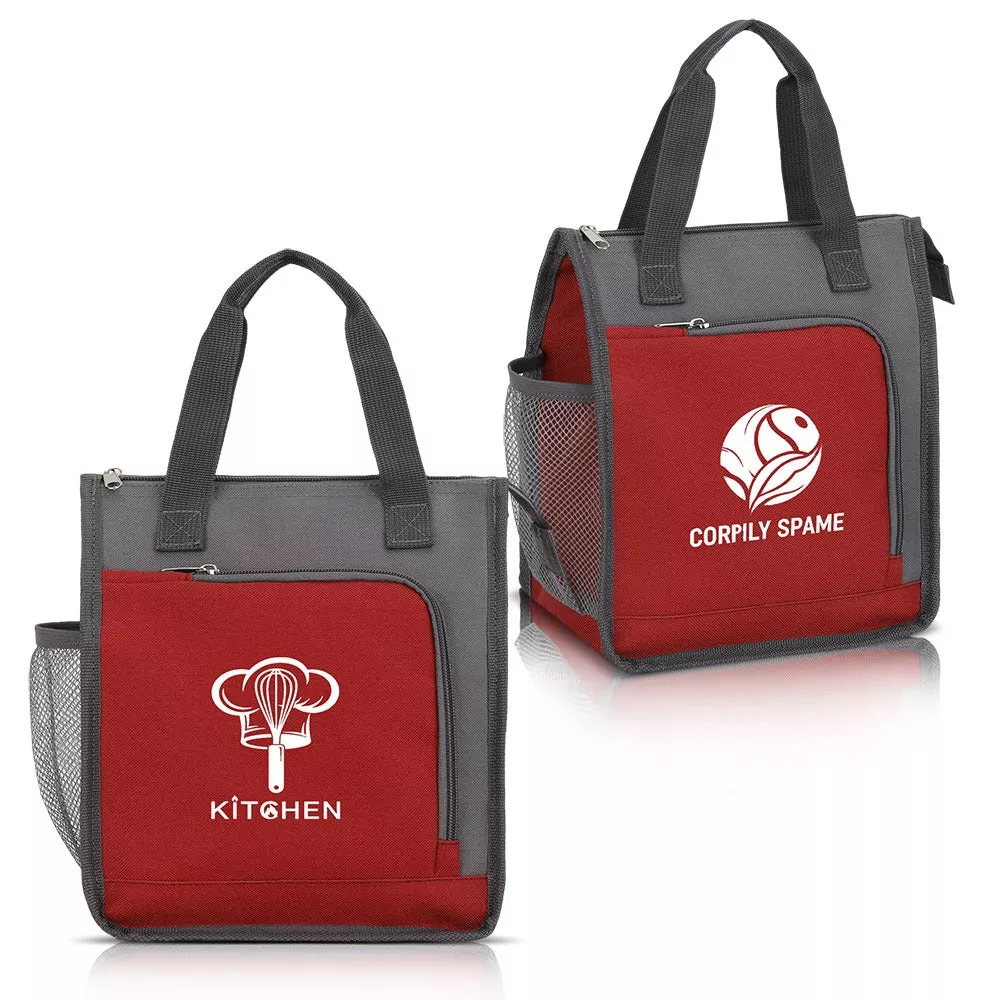 Two tone Insulated Lunch Cooler Bag