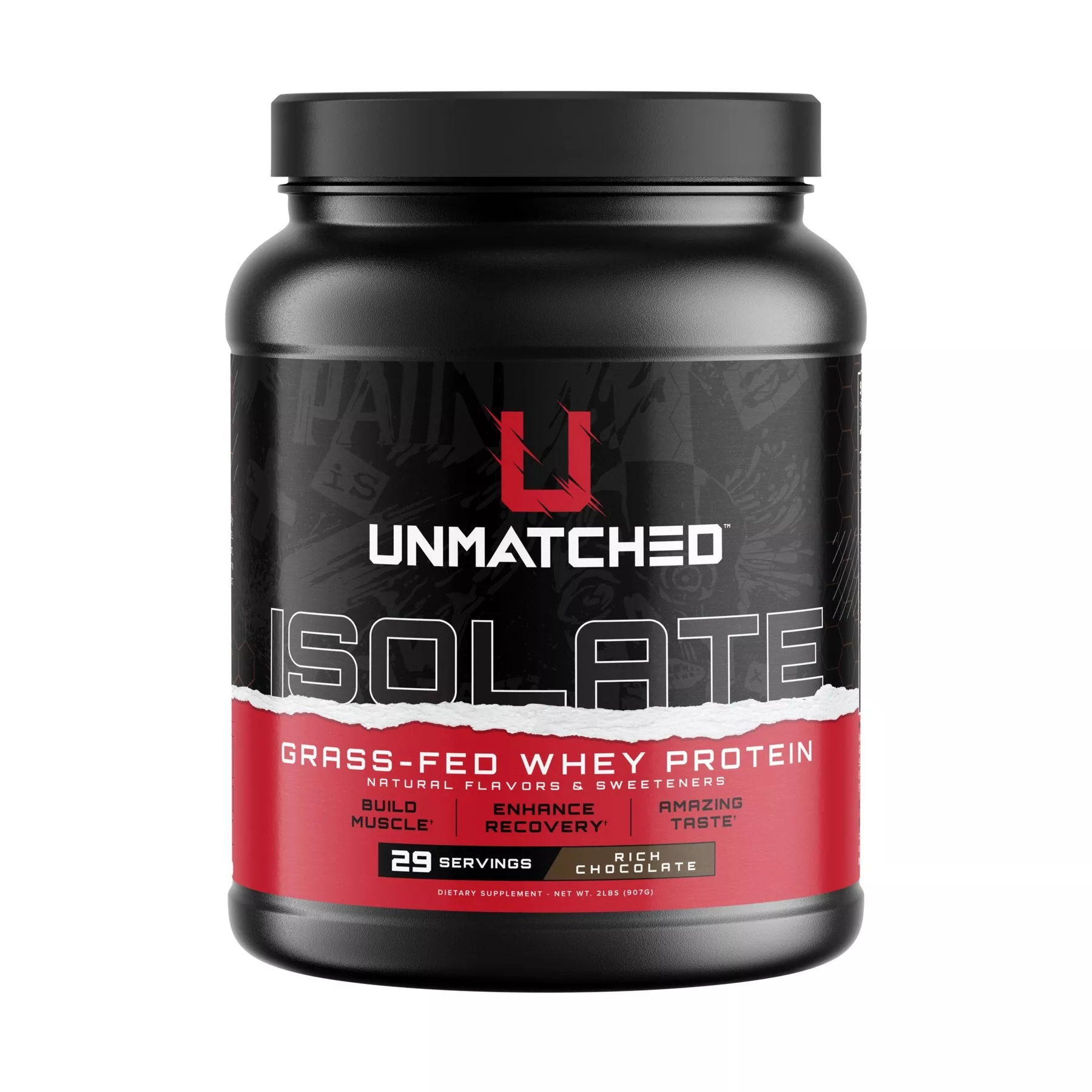 Unmatched Nutrition Grass-Fed Whey Isolate Rich Chocolate