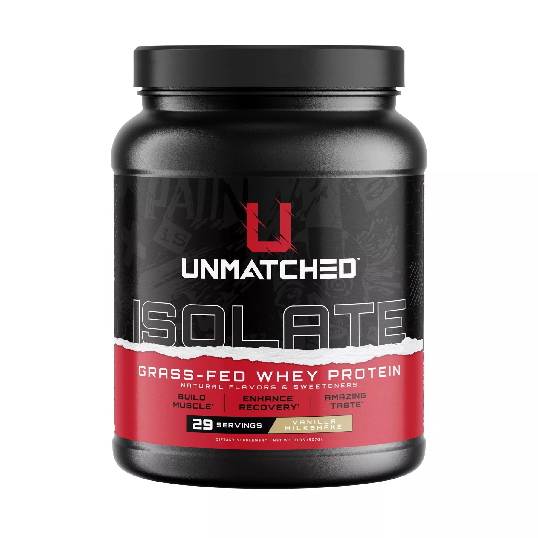Unmatched Nutrition Grass-Fed Whey Isolate Vanilla Milkshake