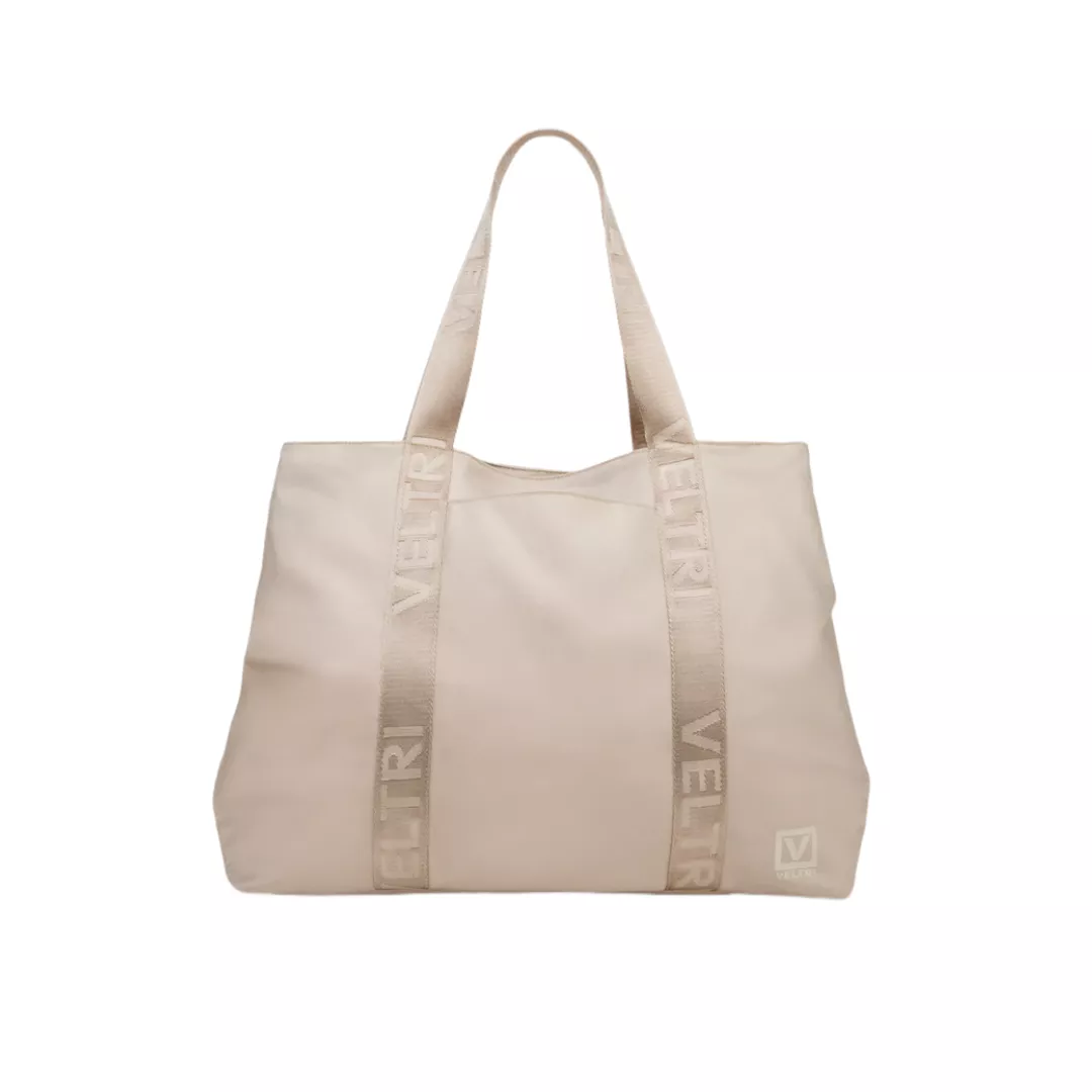 Veltri Tote|Black&Tan&Tan&Tan