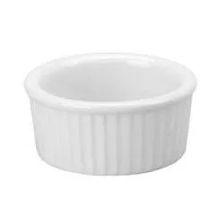 Vertex RMK-6-P 6 oz Wide Rim Fluted Ramekin