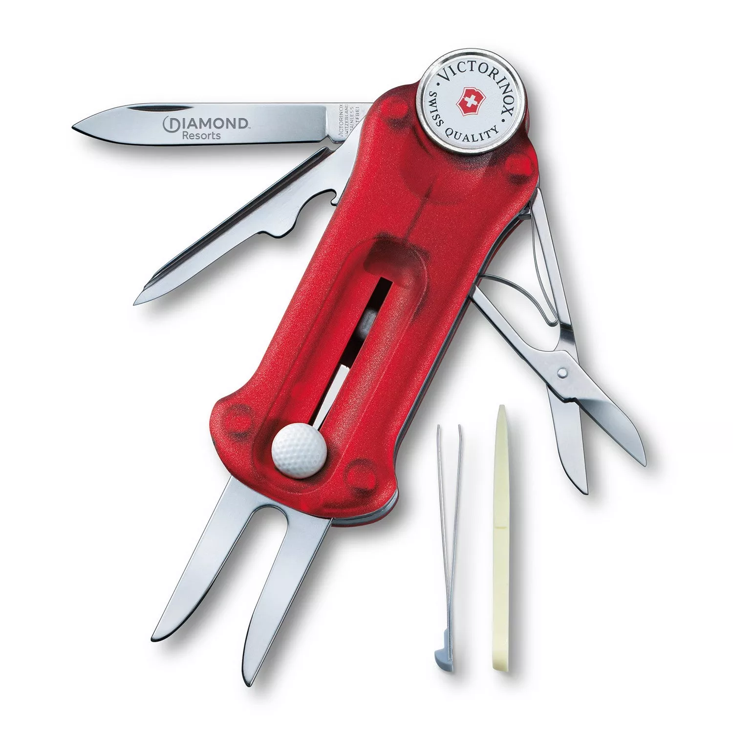 Victorinox Golf Tool|5&10&50&100|Ruby Transparent