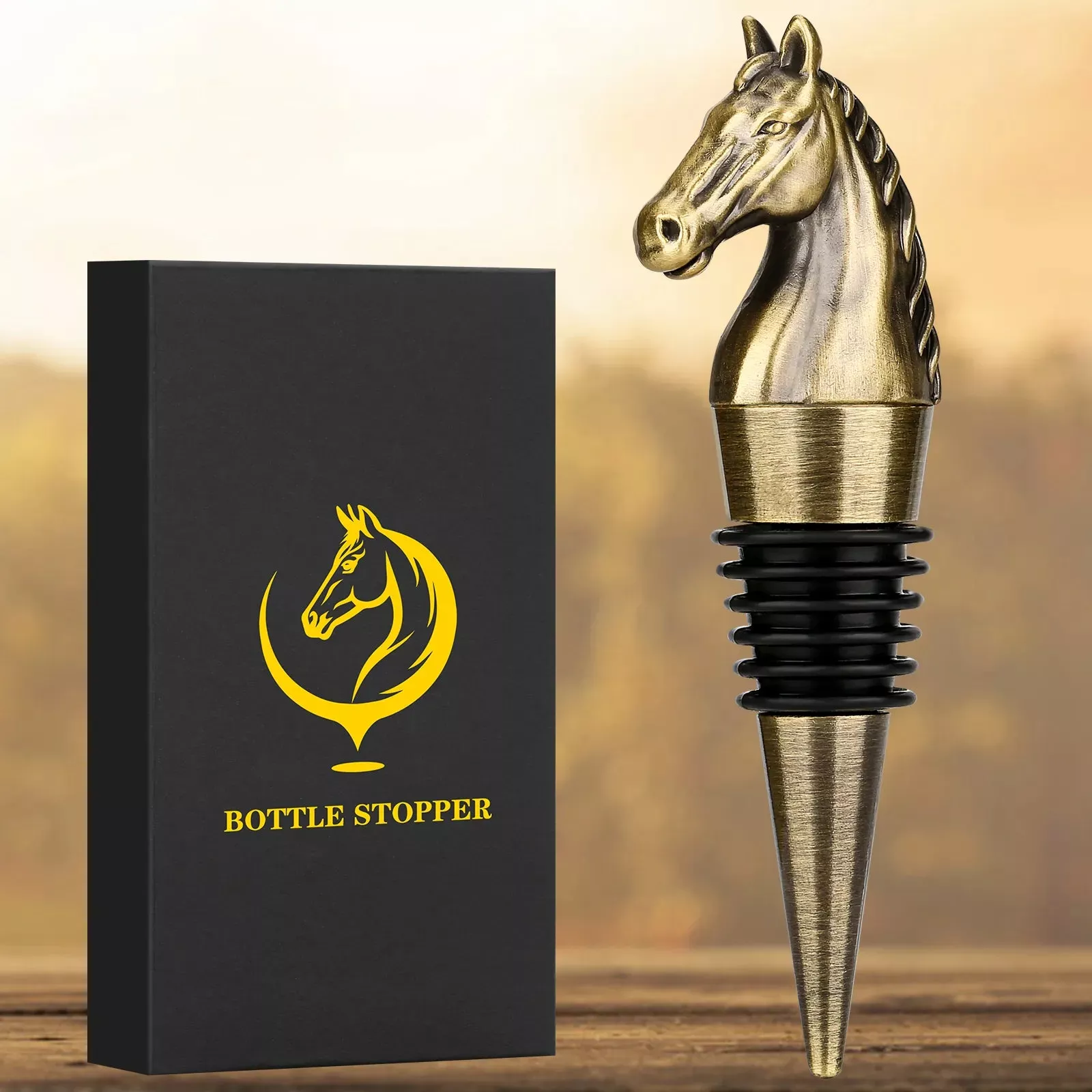 Vintage Horse Head Bottle Stopper