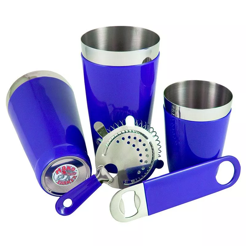 Vinylworks Bar Set - Blue - 4 or 5 Piece