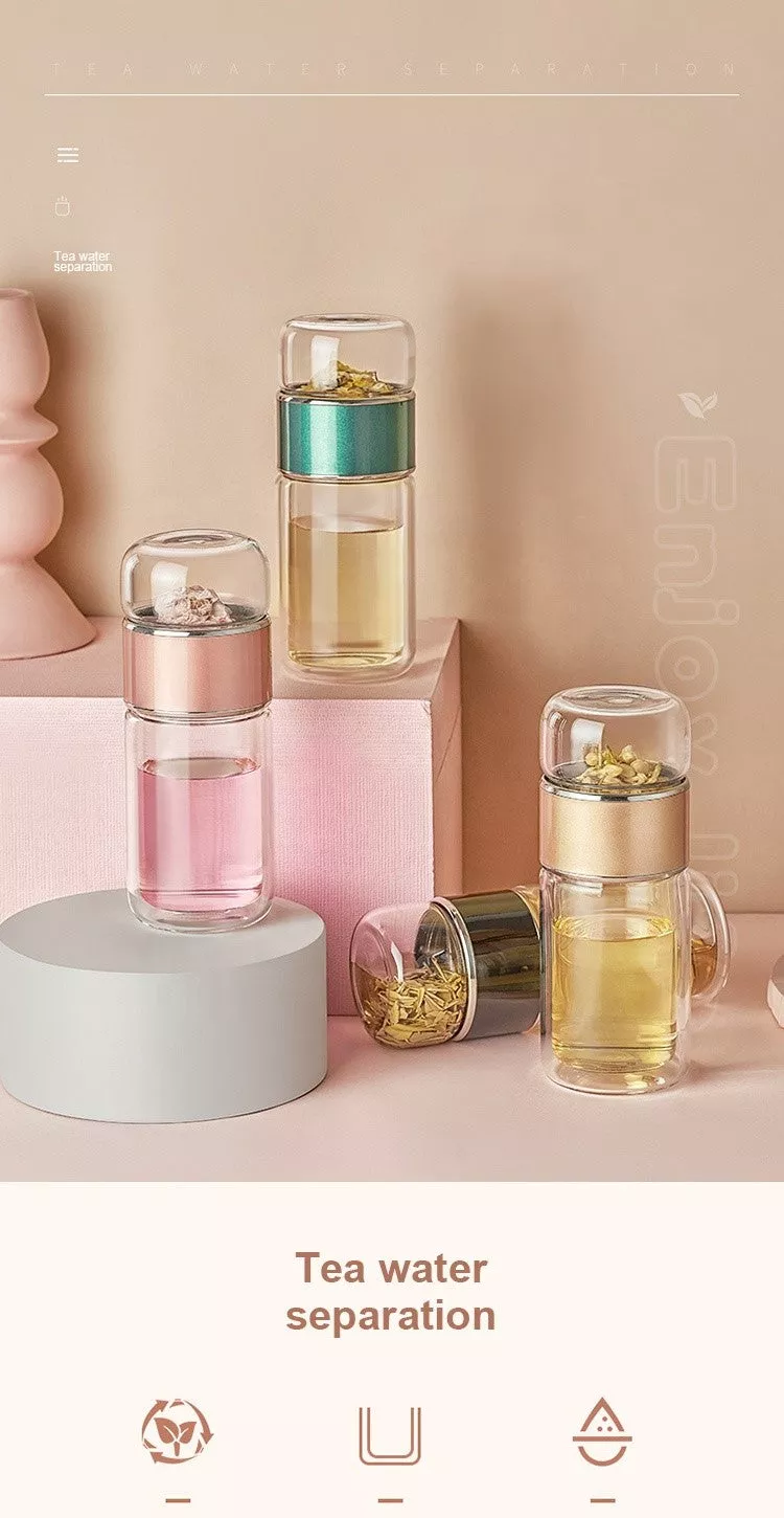 Well - Glass Tea Infuser Drinkware