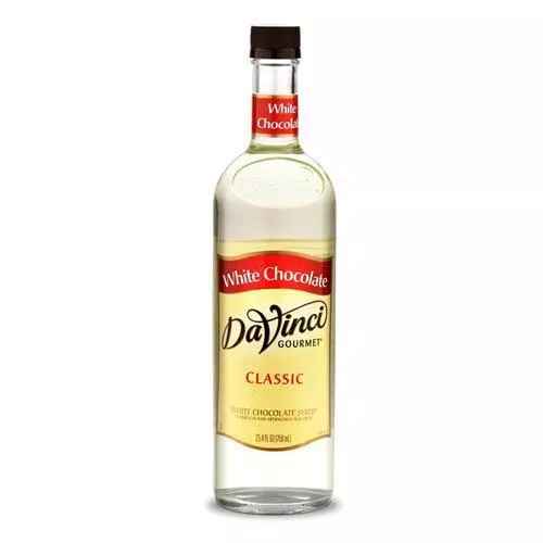 White Chocolate DaVinci Gourmet Syrup Bottle - 750mL