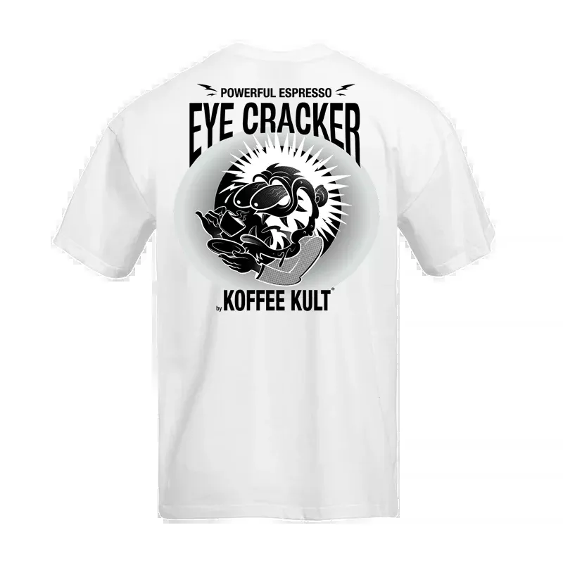 White Koffee Kult Eye Cracker T-Shirt