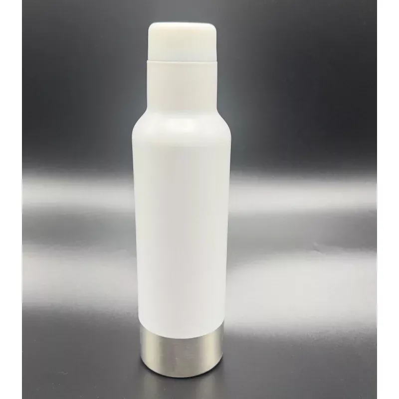 White Stainless Steel Water Bottle