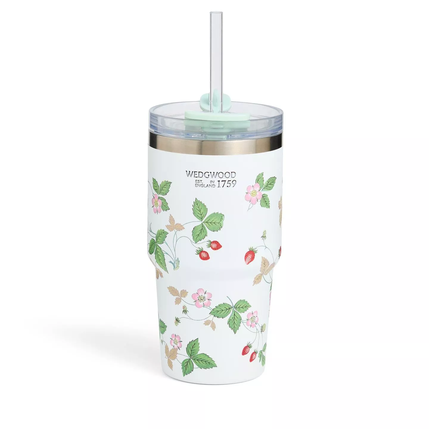 Wild Strawberry Tumbler with Straw