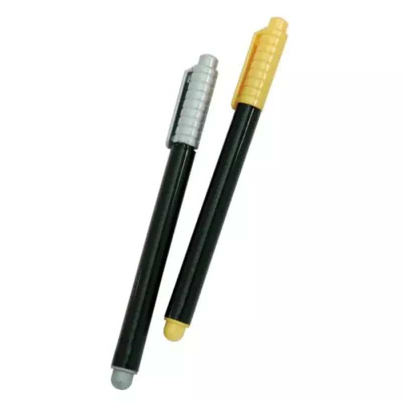 WINE PENS BOTTLES AND GLASSES SET OF 2 GOLD/SILVER