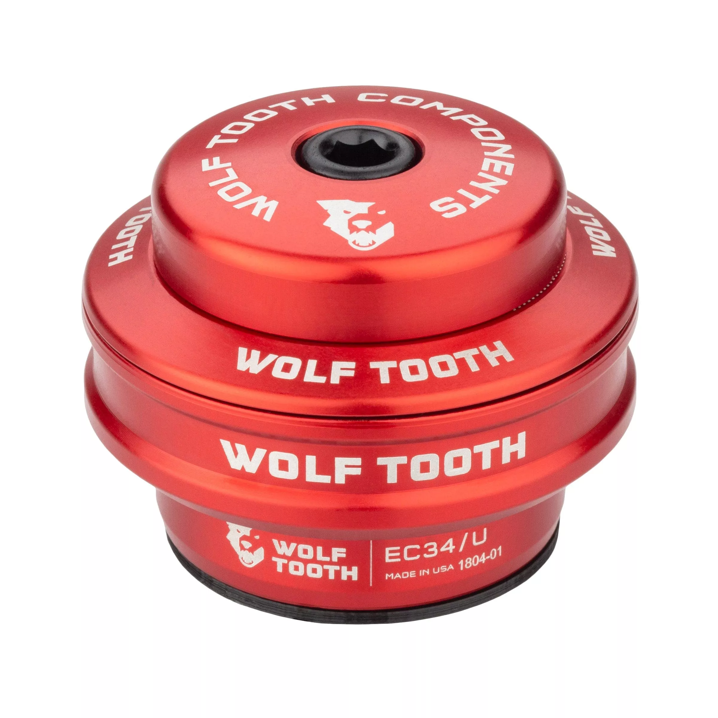Wolf Tooth Performance EC Headset - External Cup 34mm, 16mm Stack, USA-Machined Aluminum