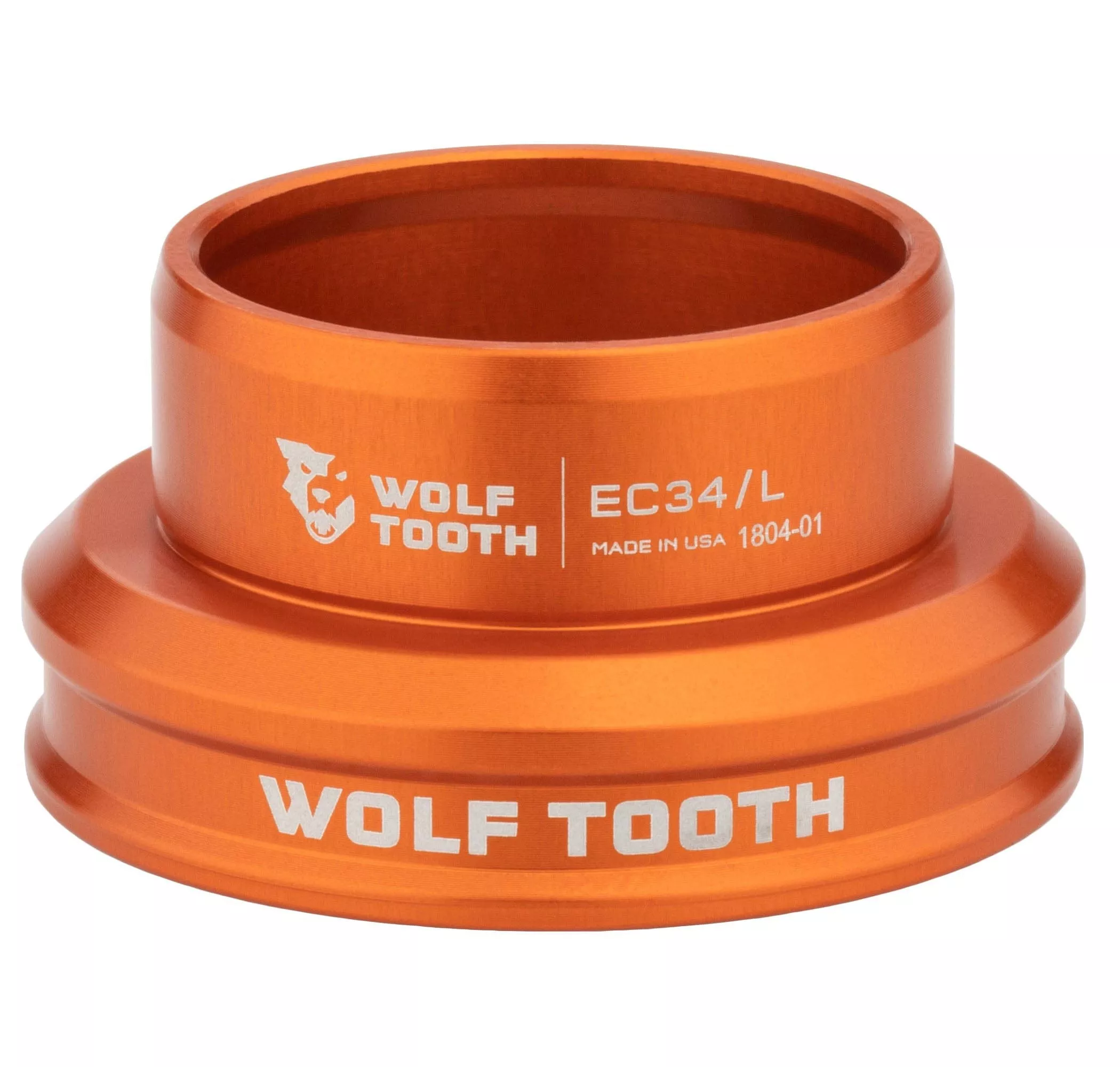 Wolf Tooth Performance EC Headset - External Cup, 6061 Aluminum, Orange