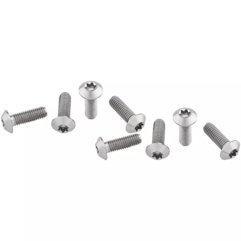 Wolf Tooth Titanium Water Bottle Cage Bolts Bundle | Low Profile & Standard Head, Grade 5 Ti-6Al-4V