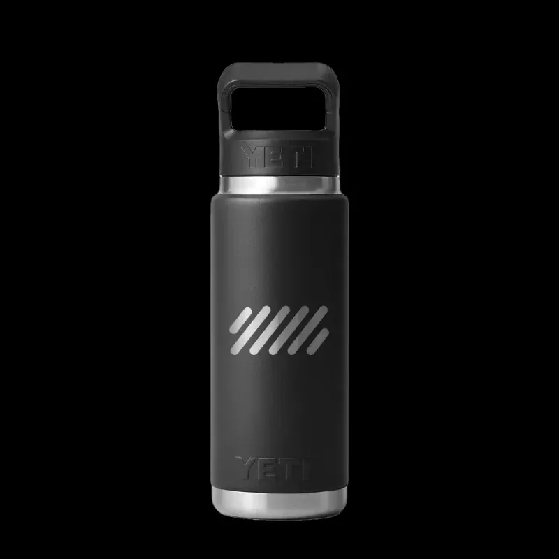 Yeti 26 oz Rambler Straw Bottle with Matching Lid
