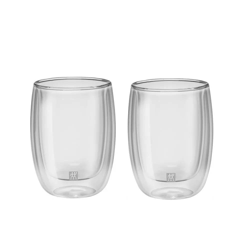 Zwilling 7 Oz. Sorrento Double Wall Coffee Glass 2-Piece Set – 39500-076